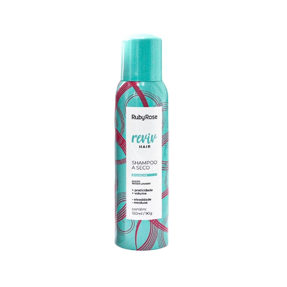 SHAMPOO A SECO REVIV HAIR BAUNILHA 150ml RUBY ROSE 150ml