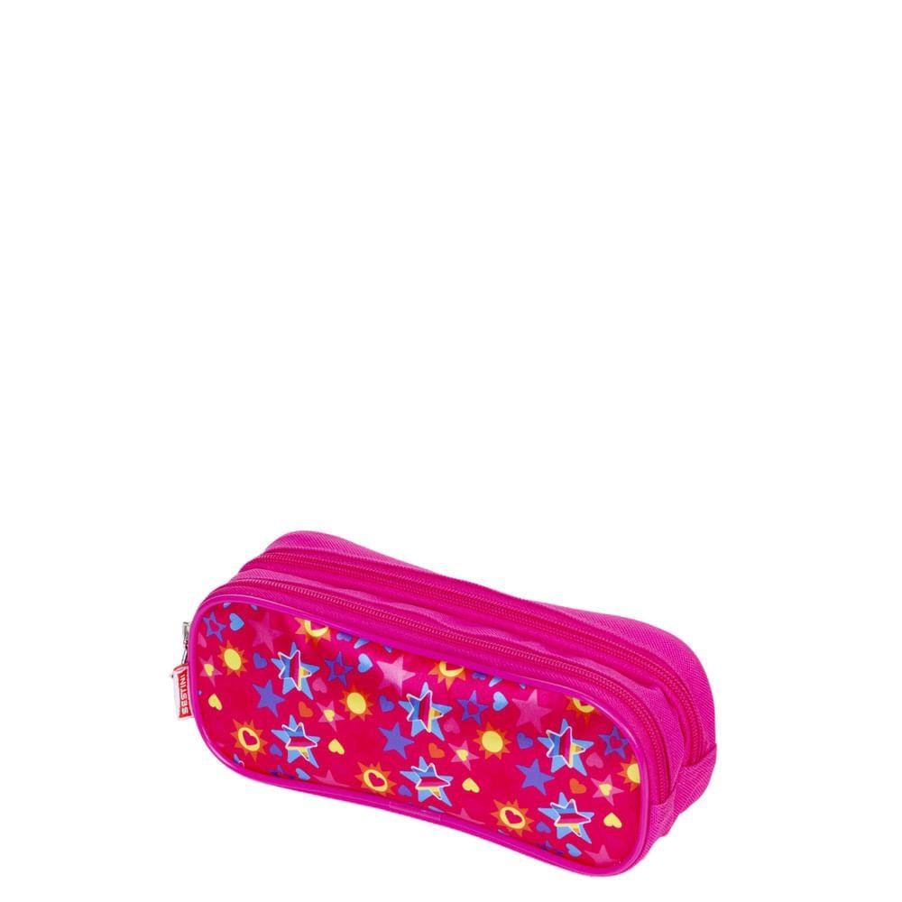 Estojo 2 Compartimentos Sestini Y Pink - Colorido   3