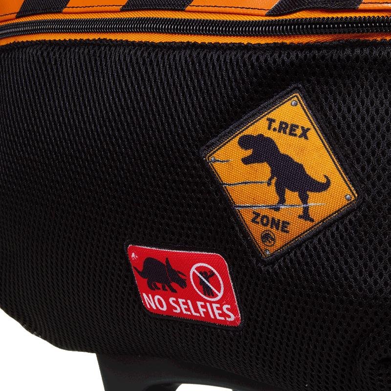 Mochila de Rodinha Grande Jurassic M Plus - Colorido Preto 7