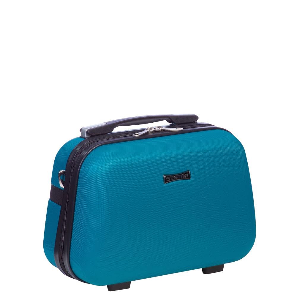 Frasqueira Grande Viena Azul - Petróleo Azul 4