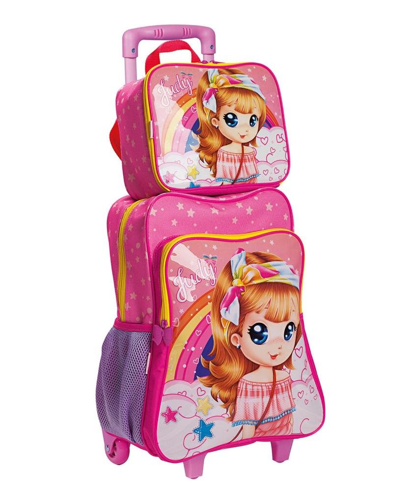 Lancheira Pequena Judy 20M Plus Colorido Rosa 3