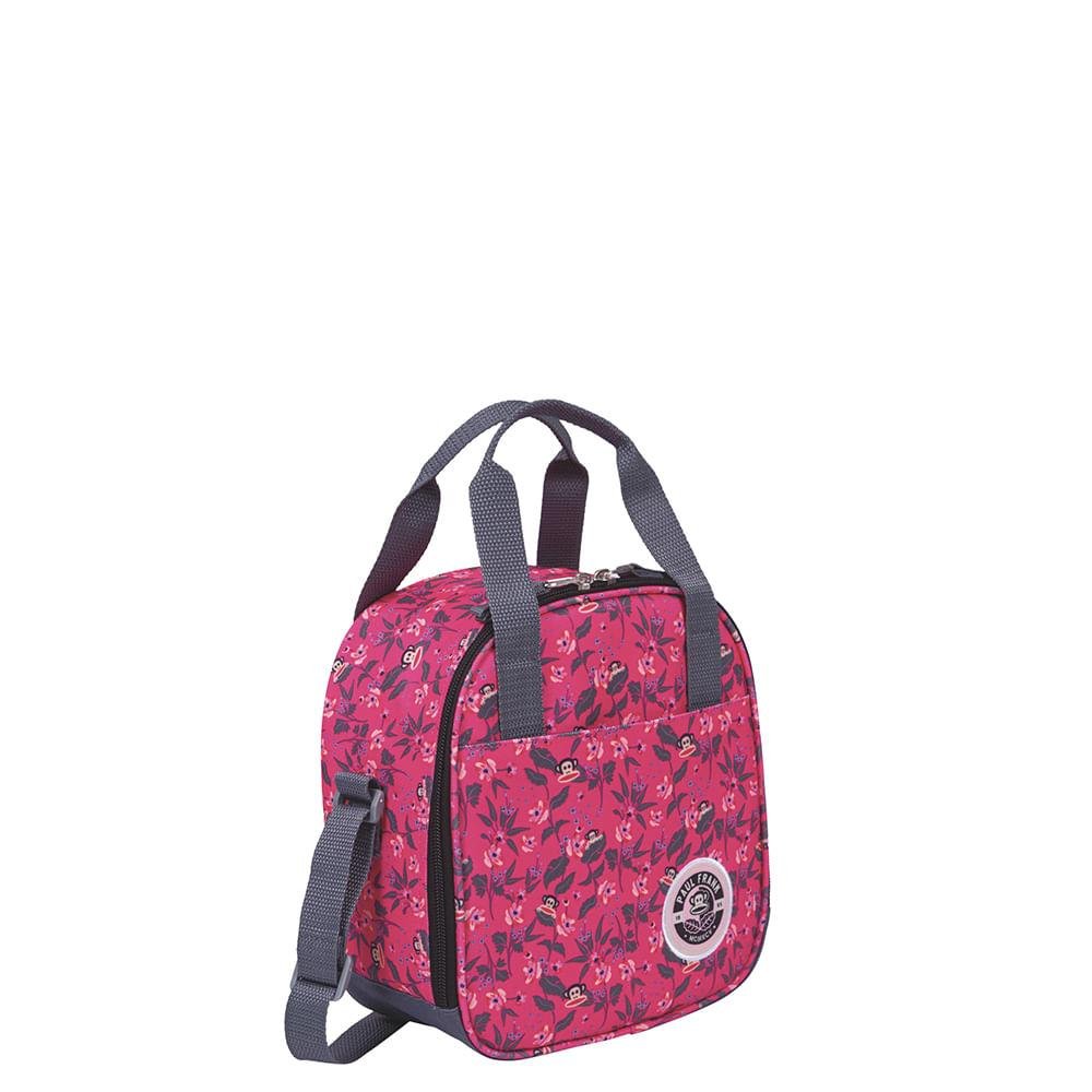 Lancheira Paul Frank 21T01 Floral Rosa Rosa 2
