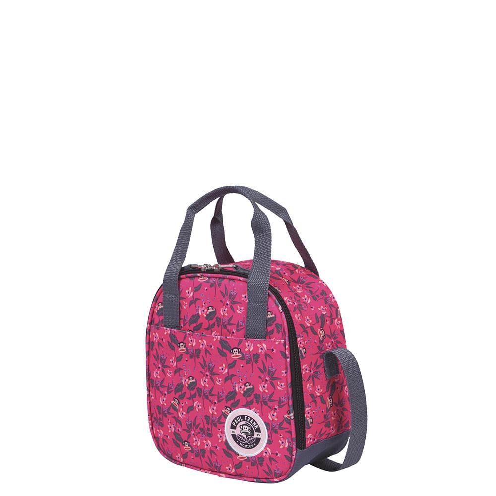 Lancheira Paul Frank 21T01 Floral Rosa Rosa 3