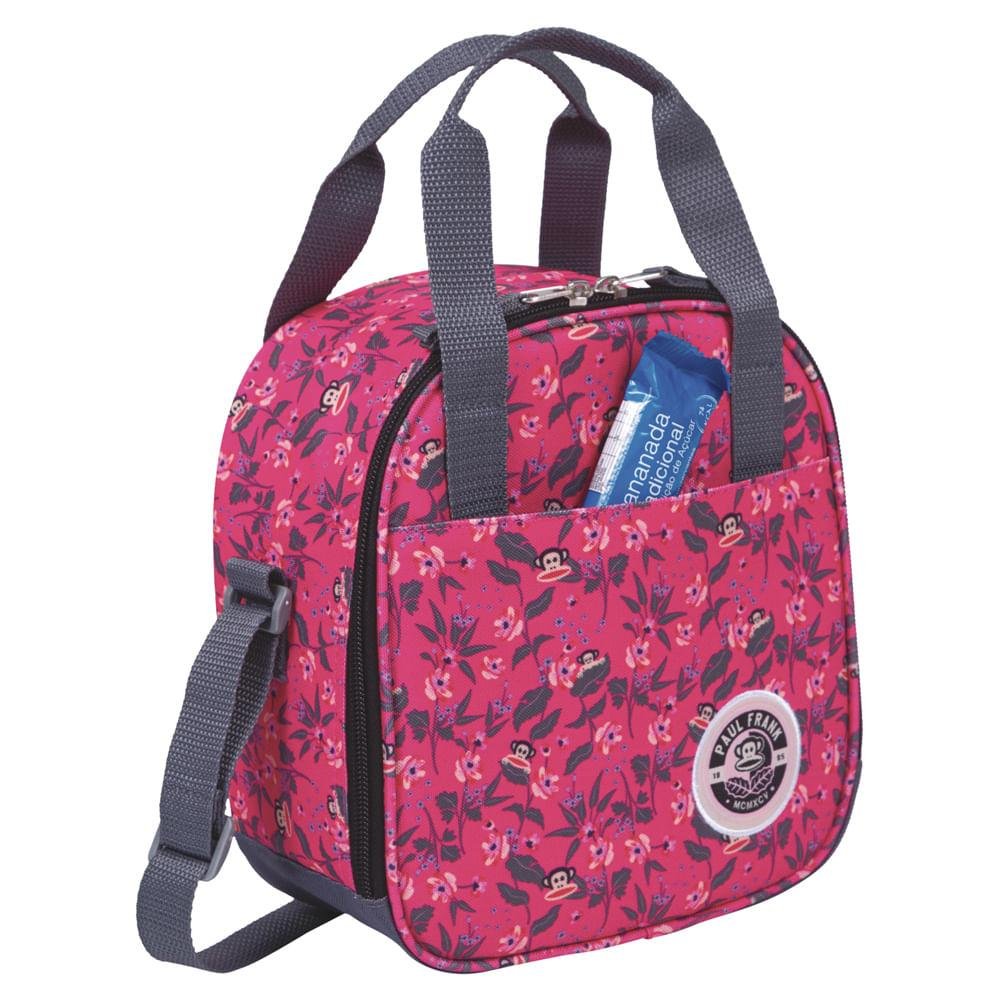 Lancheira Paul Frank 21T01 Floral Rosa Rosa 4