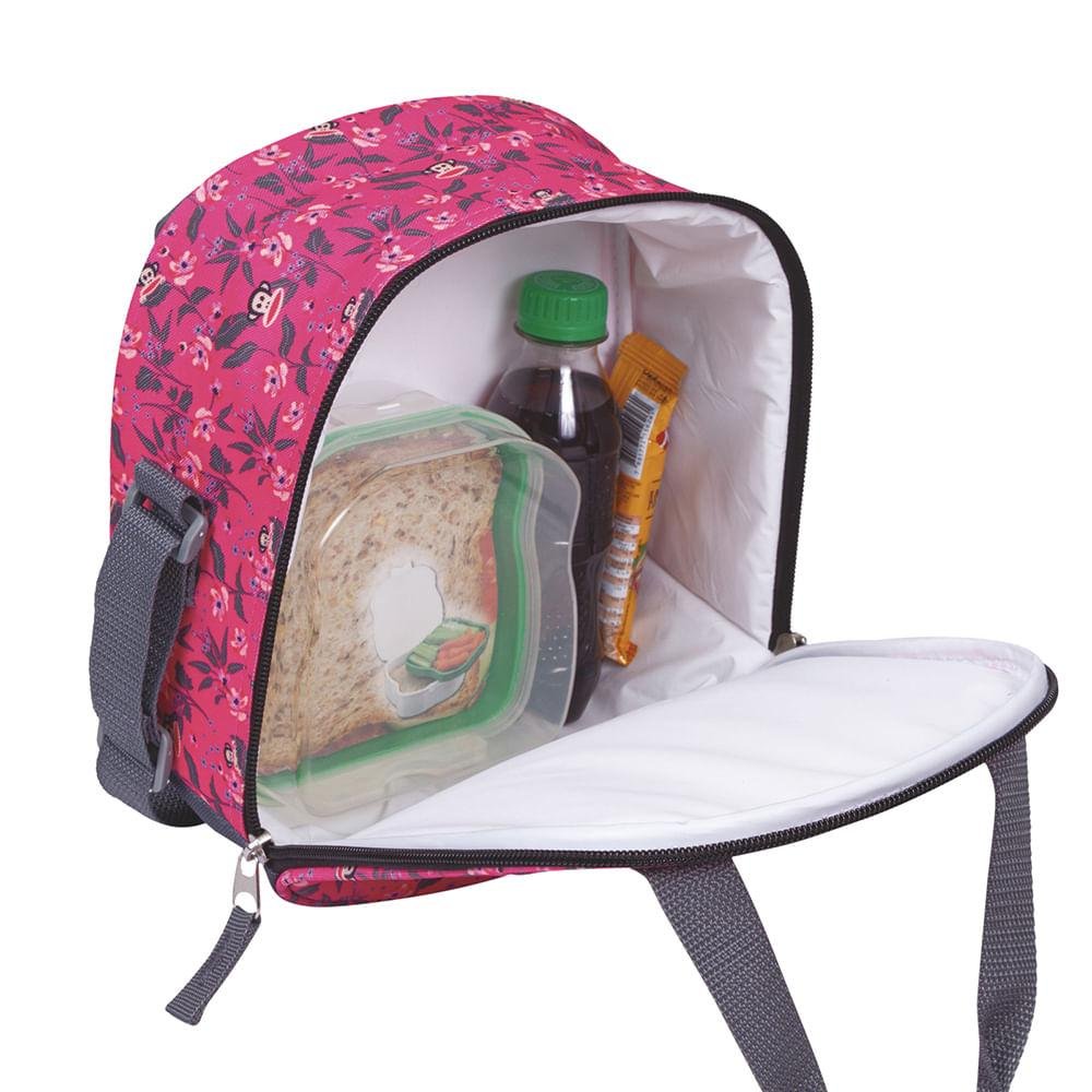 Lancheira Paul Frank 21T01 Floral Rosa Rosa 5