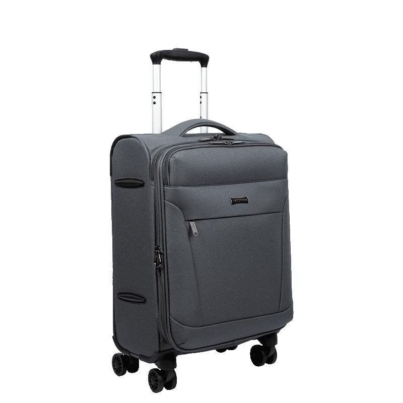 Mala de Viagem Bordo Sestini Ultralight Plus com Rodas duplas 360° e Zíper Expansível - Cinza Cinza 2