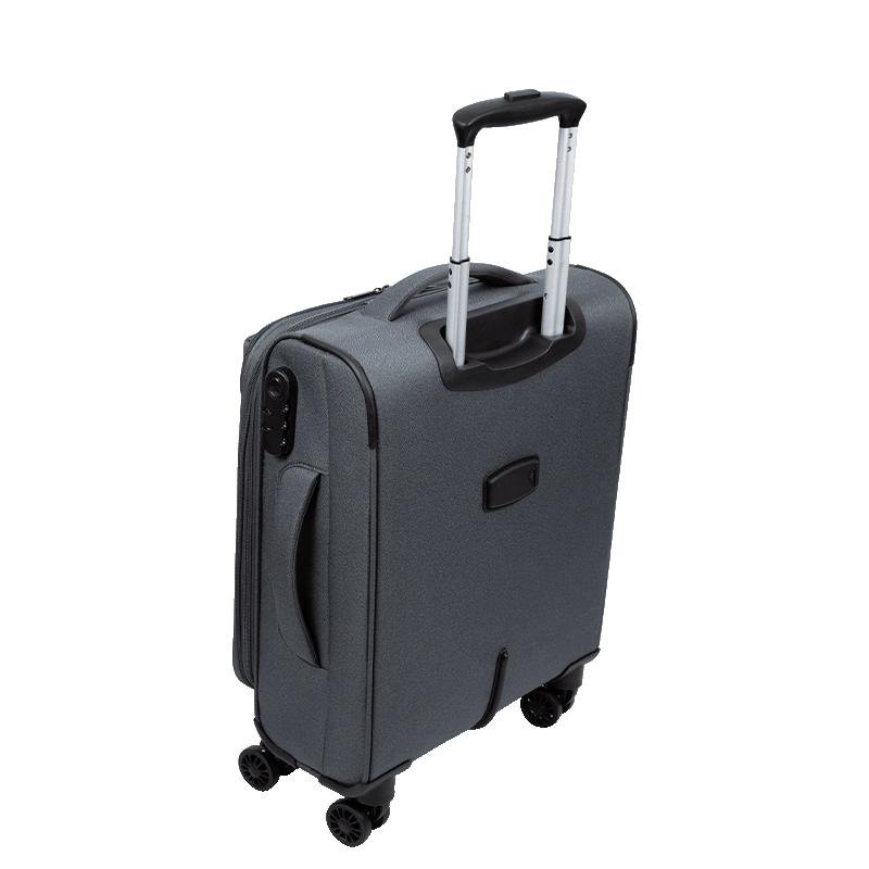 Mala de Viagem Bordo Sestini Ultralight Plus com Rodas duplas 360° e Zíper Expansível - Cinza Cinza 4