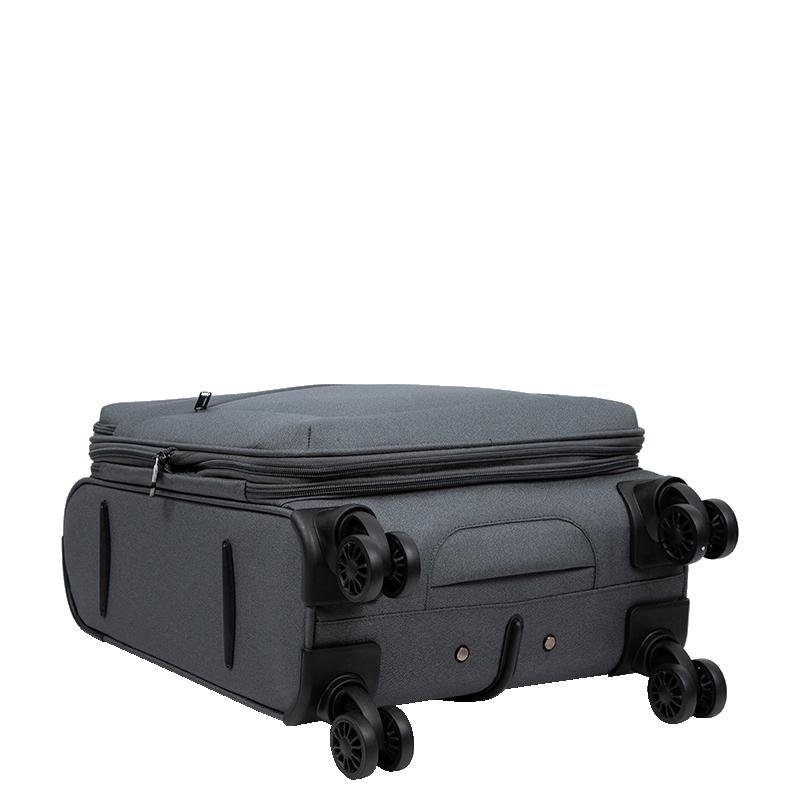 Mala de Viagem Bordo Sestini Ultralight Plus com Rodas duplas 360° e Zíper Expansível - Cinza Cinza 8