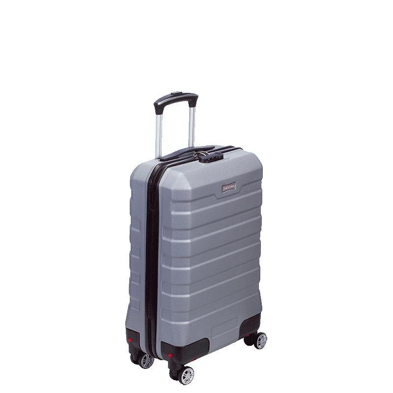Mala de Viagem Bordo Nacional 360° Wheeless 1T - Cinza Grafite Cinza 2