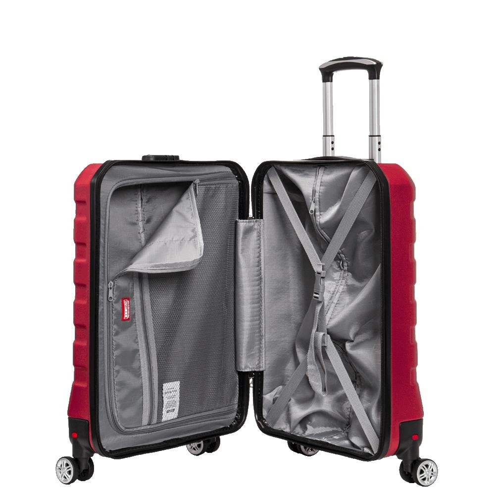 Mala de Viagem Bordo Nacional 360° Wheeless 1T Vermelho Vermelho 5