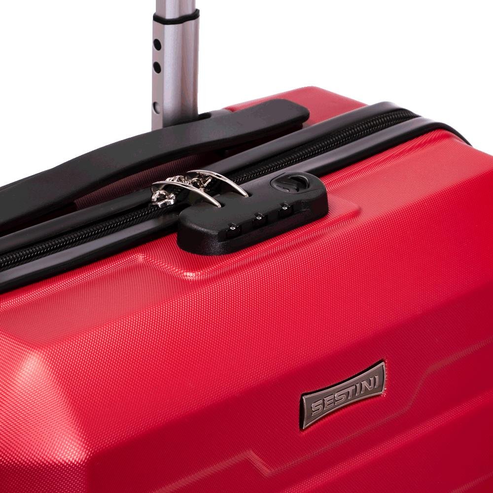 Mala de Viagem Bordo Nacional 360° Wheeless 1T Vermelho Vermelho 6