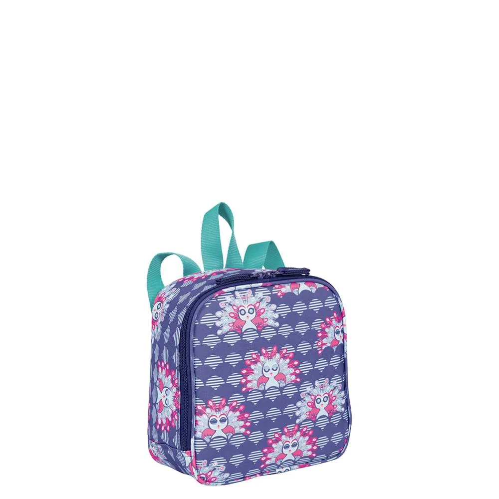 Lancheira Grande Sestini Lunch Colorido - Pavao Multicores 2