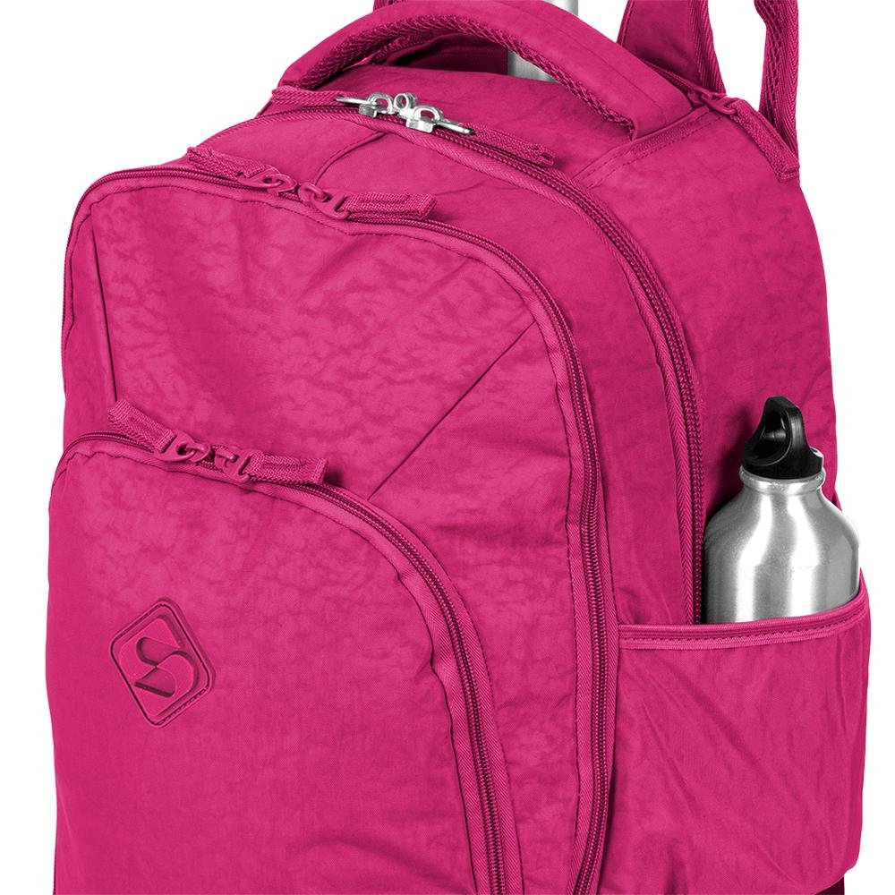 Mochila Carrinho 2 em 1 Sestini Rolling Crinkle Rosa - Pink Rosa 6