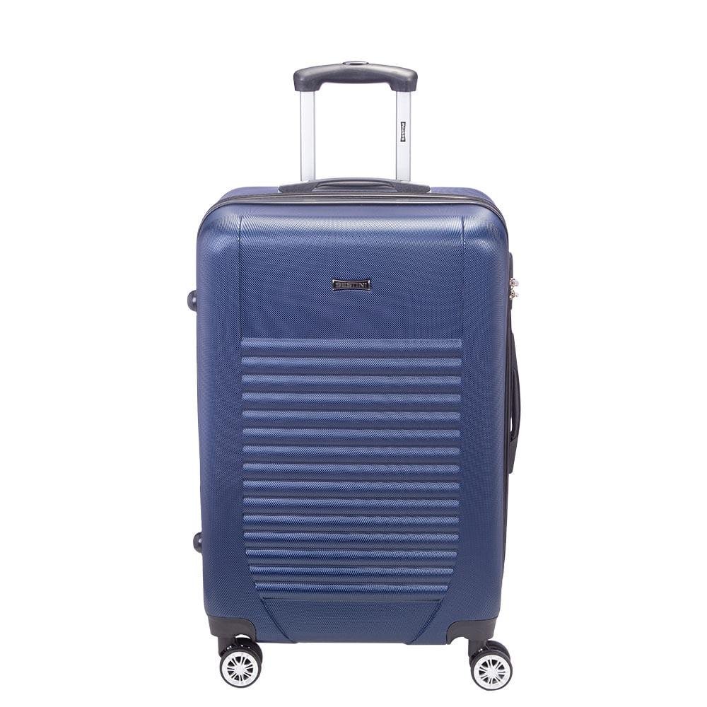Mala de Viagem Média com Rodas 360° Zafira 2T - Marinho