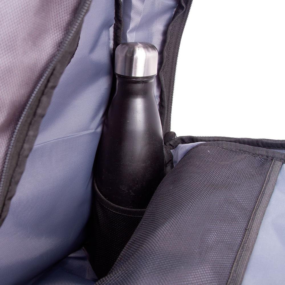 Mochila Grande 2 Compartimentos Notebook Lateral Web 3.0 Plus - Cinza Cinza 2
