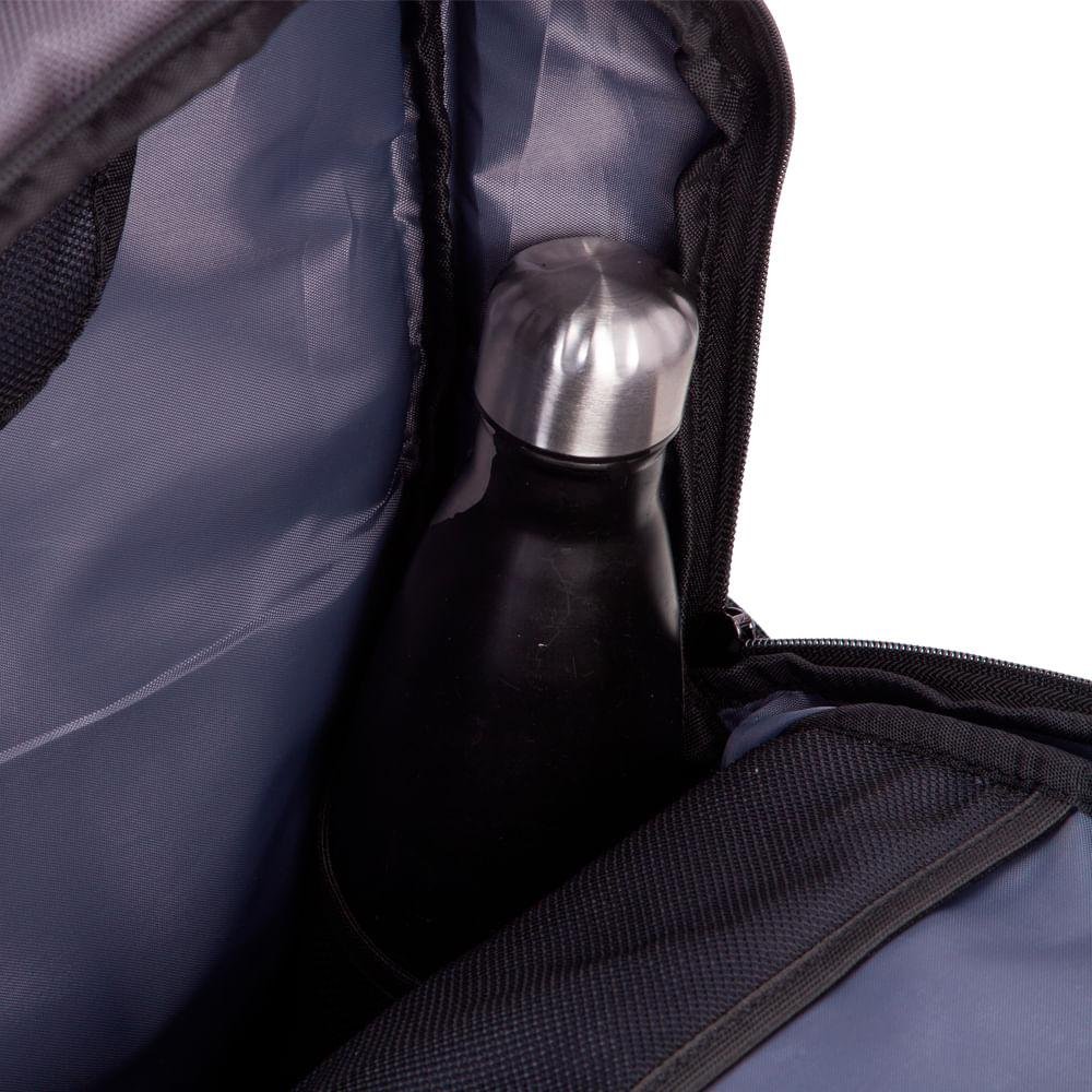 Mochila Grande 2 Compartimentos Notebook Lateral Web 3.0 Plus - Cinza Cinza 15
