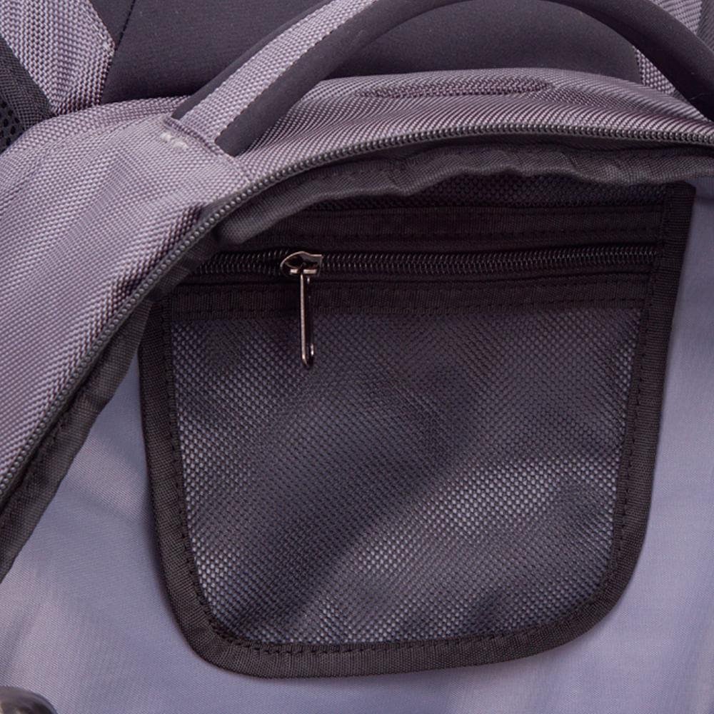 Mochila Grande 2 Compartimentos Notebook Lateral Web 3.0 Plus - Cinza Cinza 3