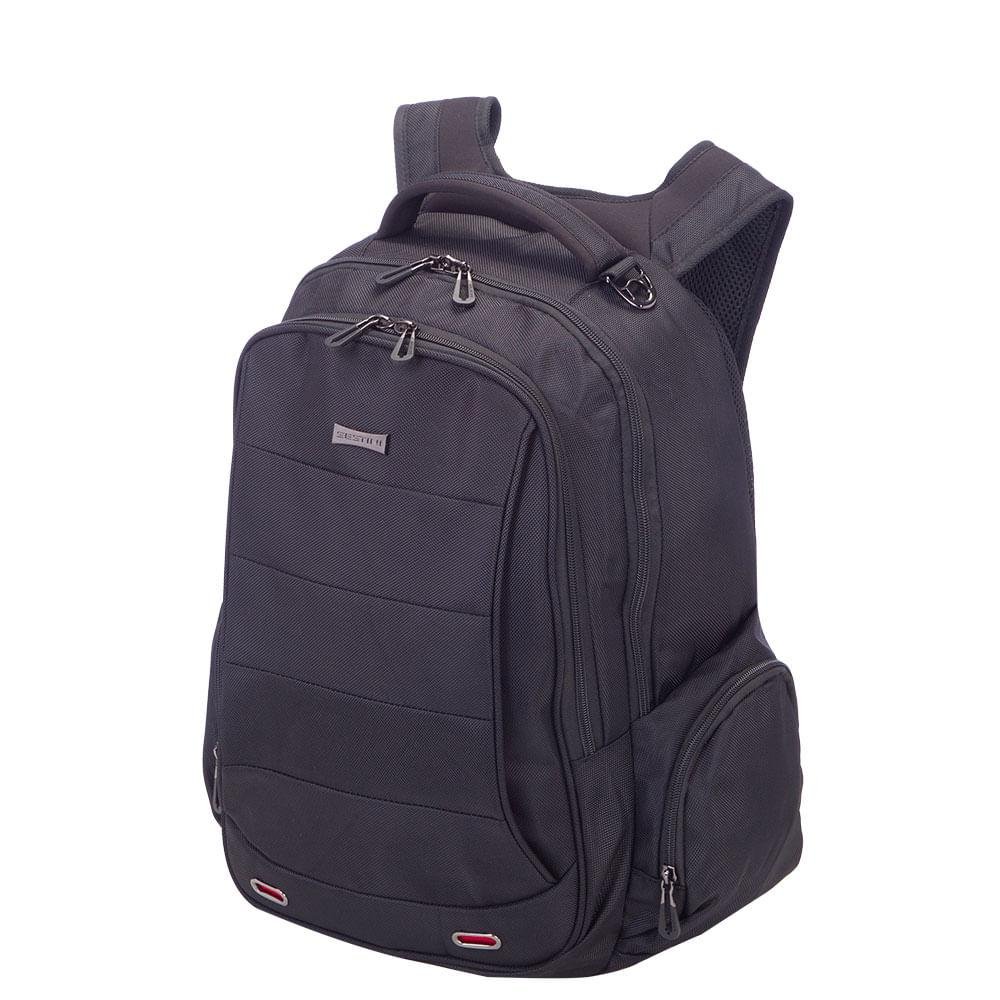 Mochila Grande 2 Compartimentos Notebook Web 3.0 Plus - Preto Preto 2