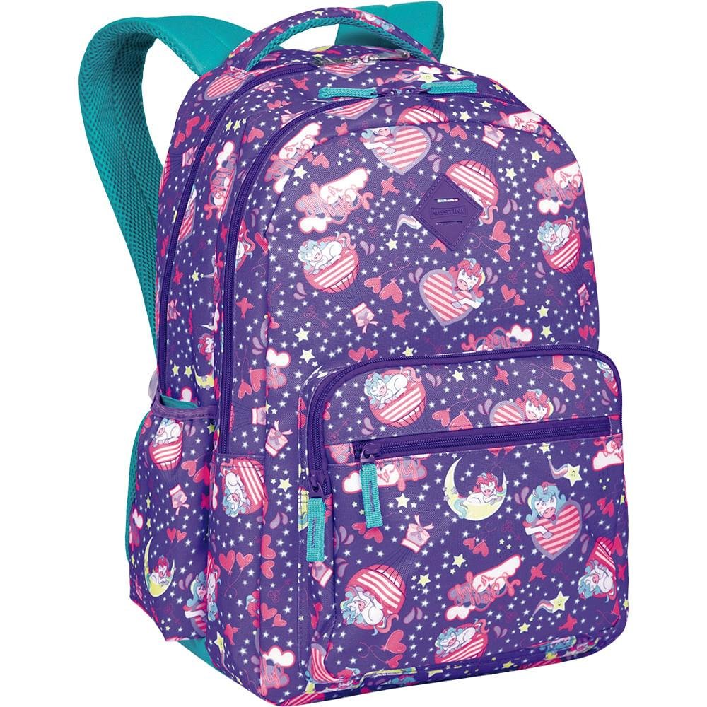 Mochila 2 Compartimentos Sestini College Colorido - Unistars Multicores 2