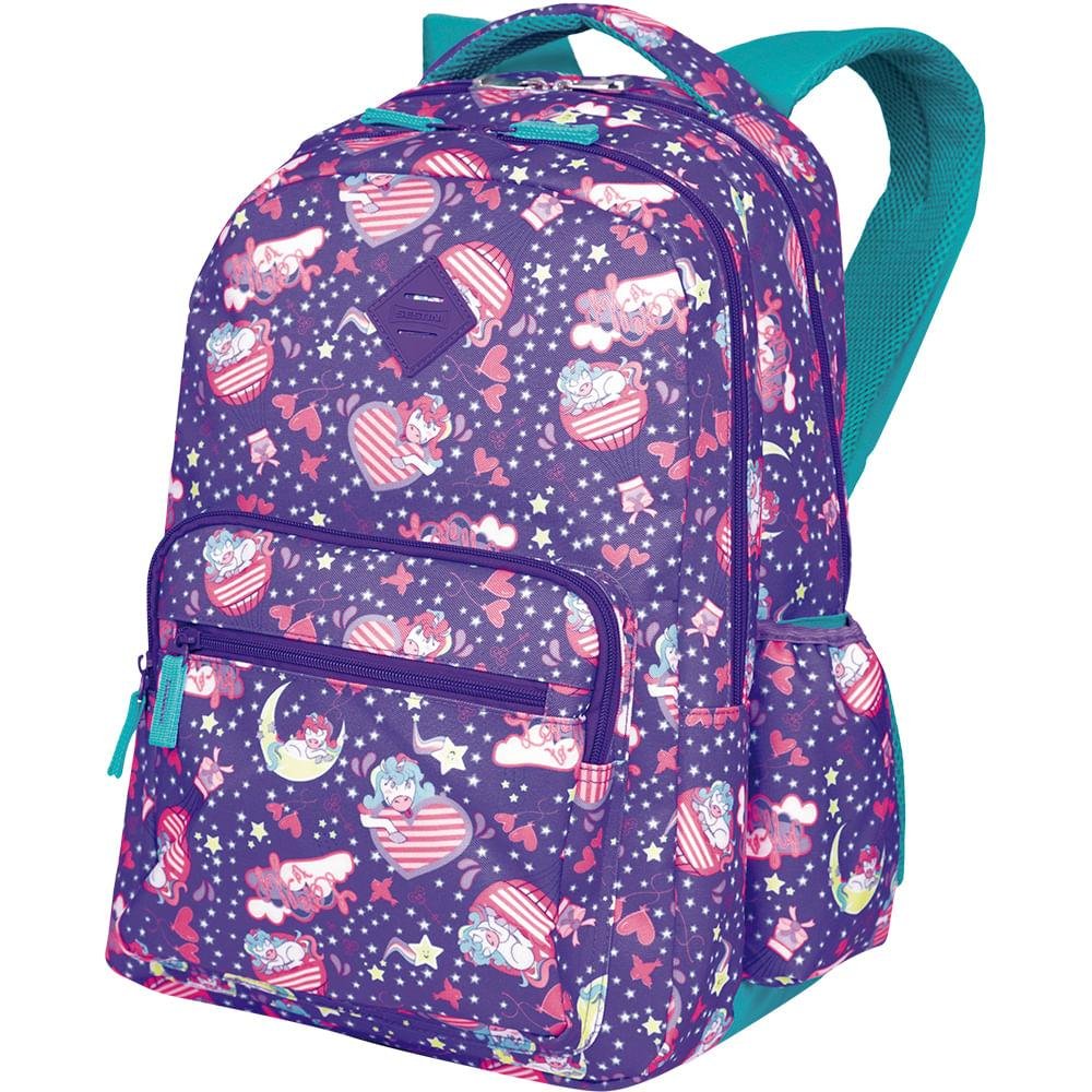 Mochila 2 Compartimentos Sestini College Colorido - Unistars Multicores 3