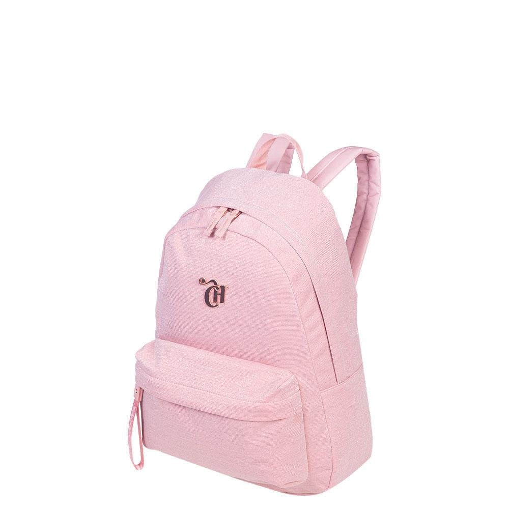 Mochila Grande Capricho Hype - Rose Rosa 2