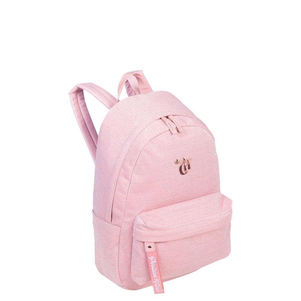 Mochila Grande Capricho Hype - Rose Rosa 3