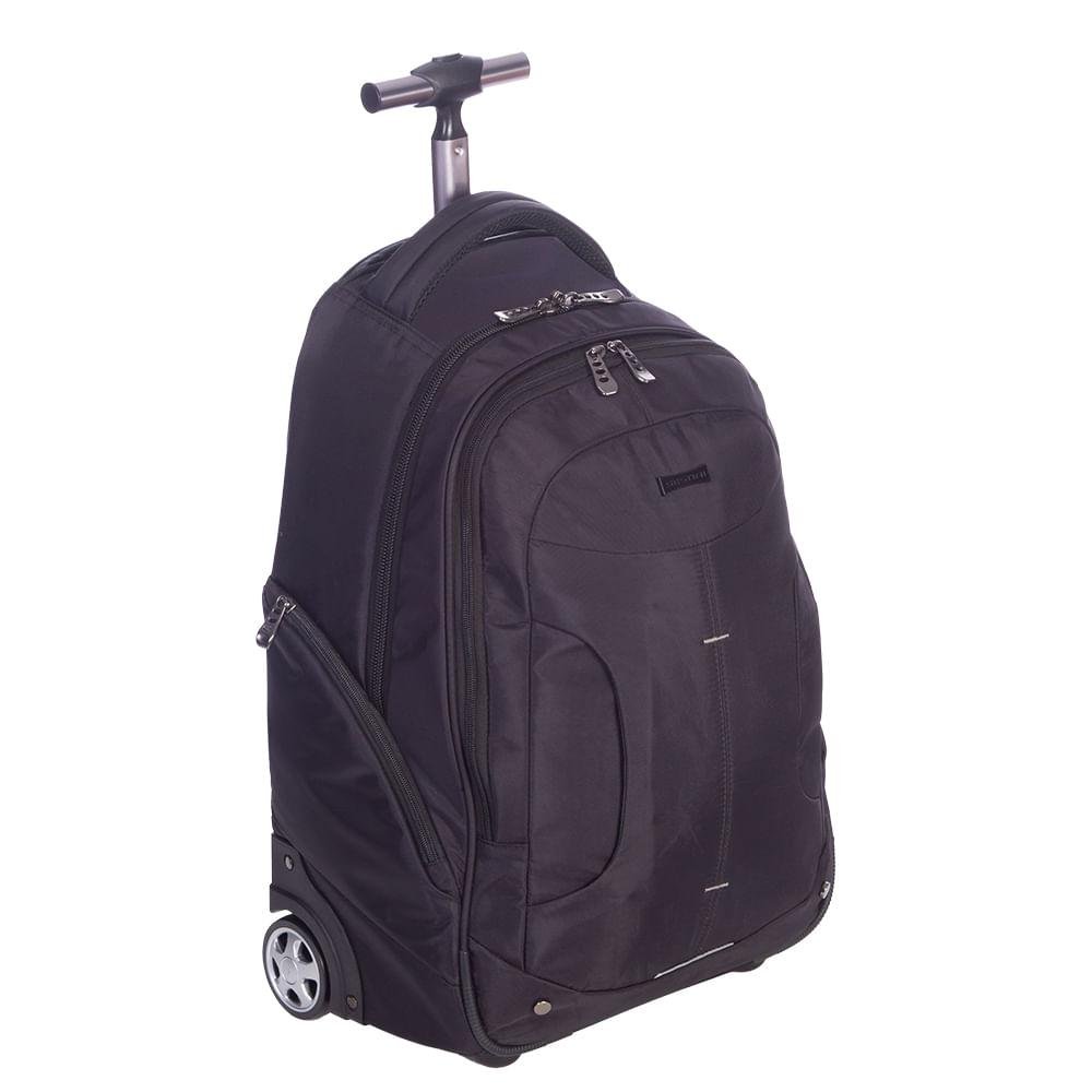 Mochila Carrinho 2x1 2 Compartimentos Sestini New Next - Preto Preto 13