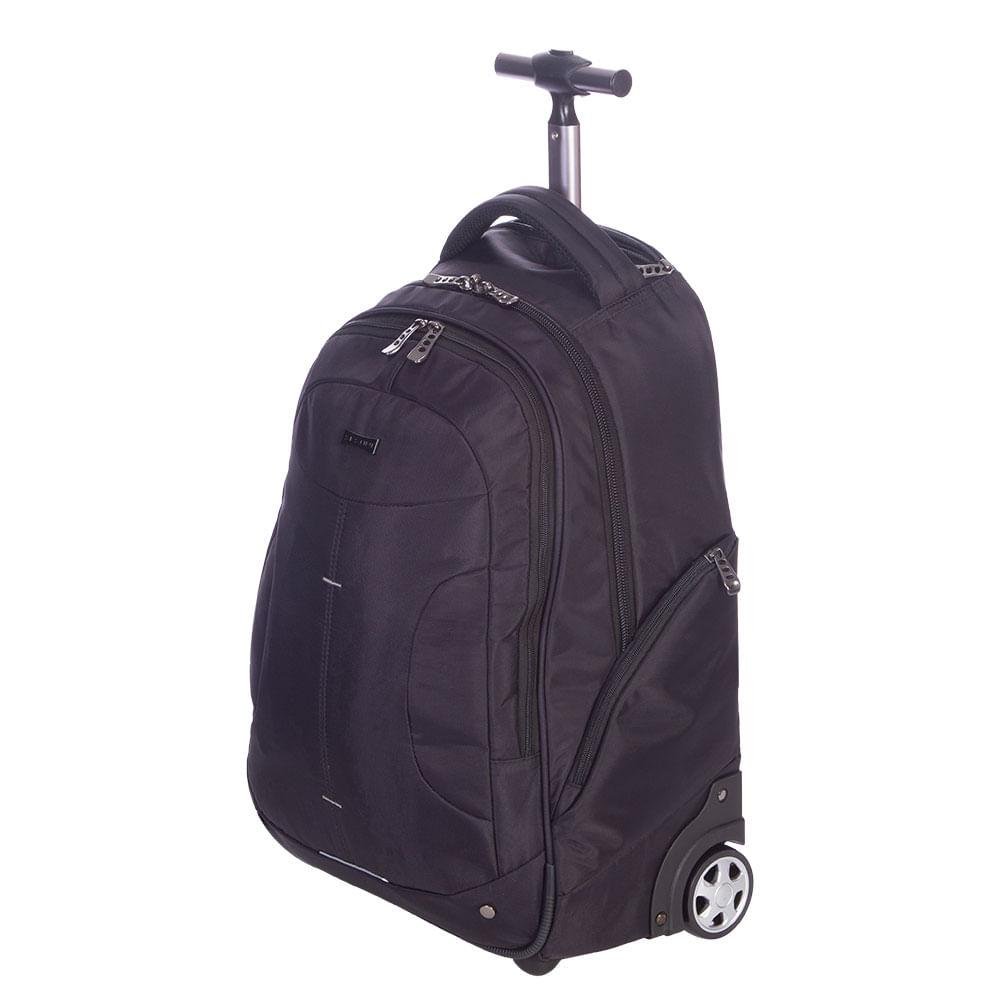 Mochila Carrinho 2x1 2 Compartimentos Sestini New Next - Preto Preto 14