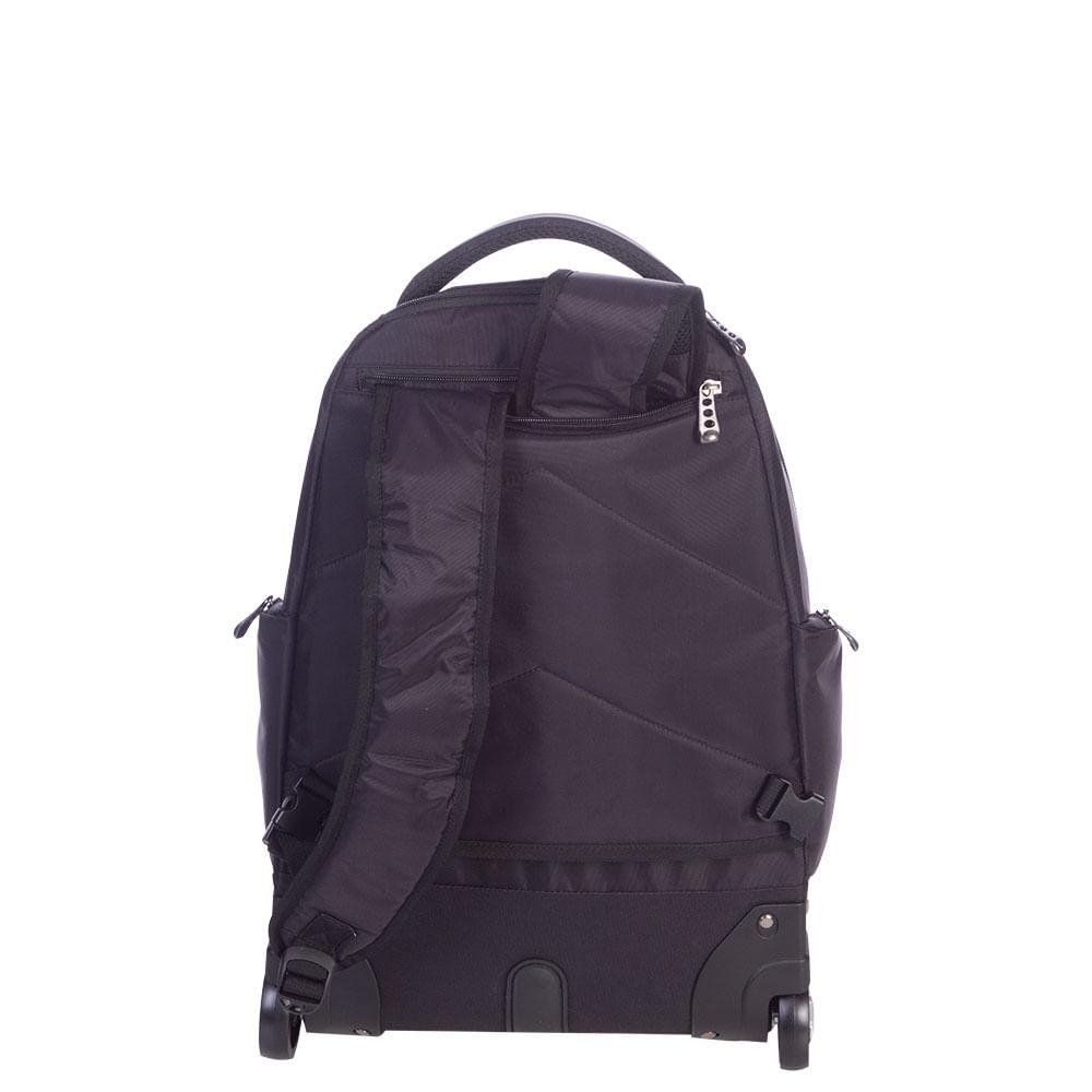 Mochila Carrinho 2x1 2 Compartimentos Sestini New Next - Preto Preto 5