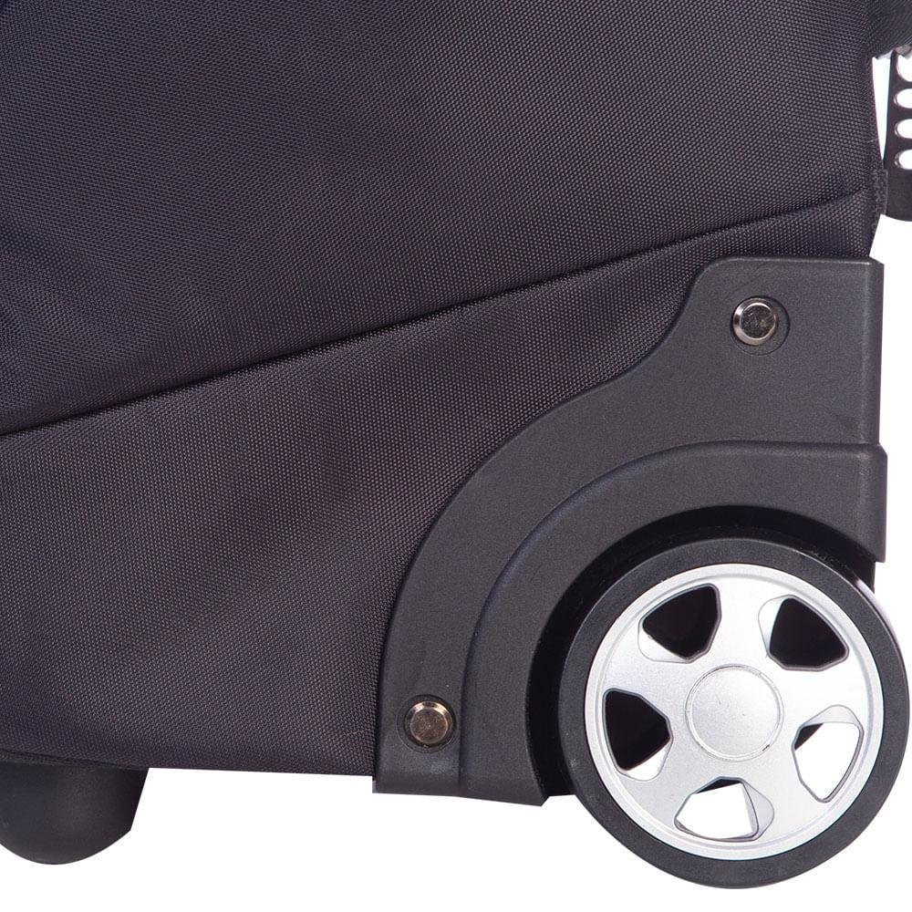 Mochila Carrinho 2x1 2 Compartimentos Sestini New Next - Preto Preto 7