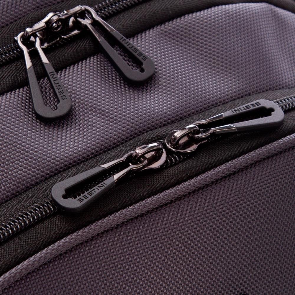 Mochila Grande 2 Compartimentos Notebook Web 3.0 Plus - Cinza Cinza 7