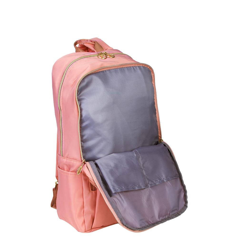 Mochila Grande 2 Comp Pixie Rosa - Rose Rosa 7