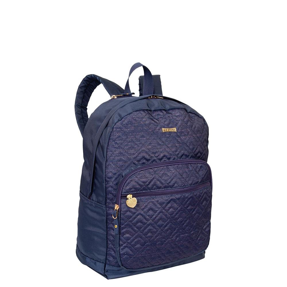 Mochila Grande Sestini Selfie Azul Azul 2