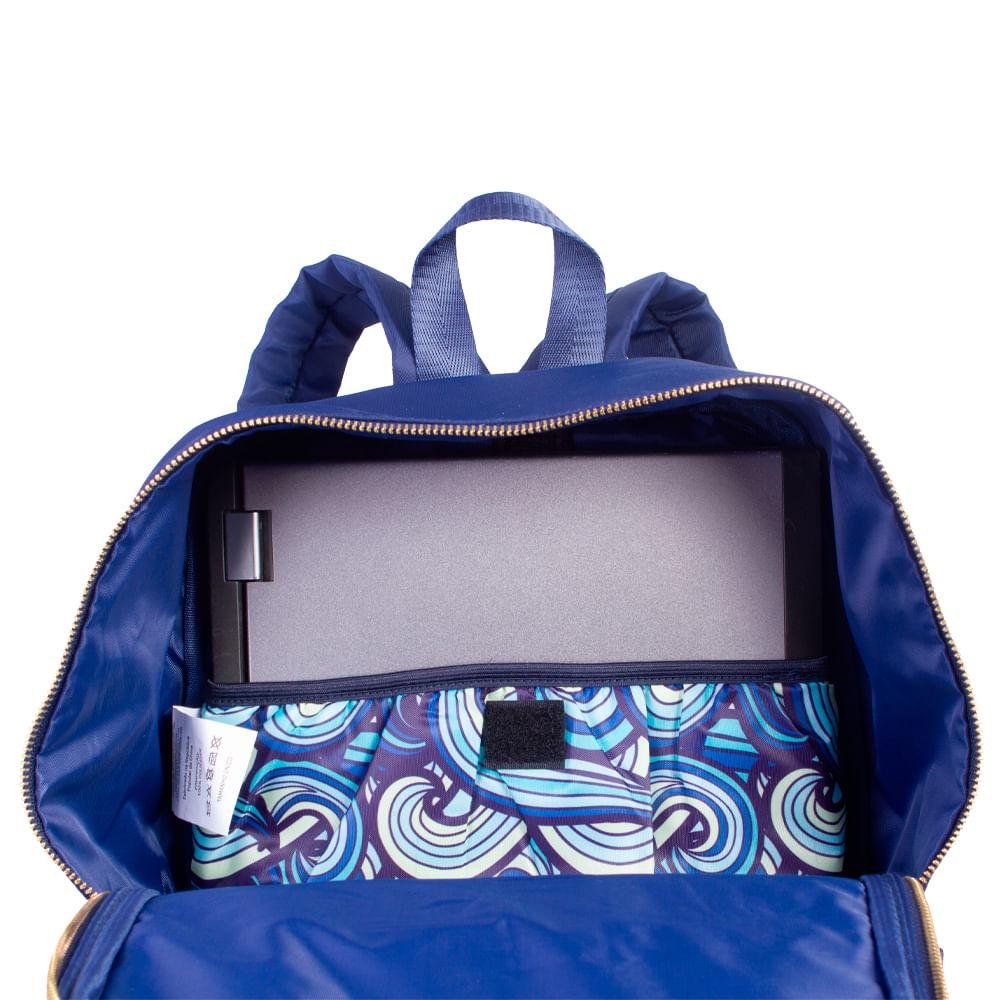Mochila Media Scarf II - Azul Azul 6