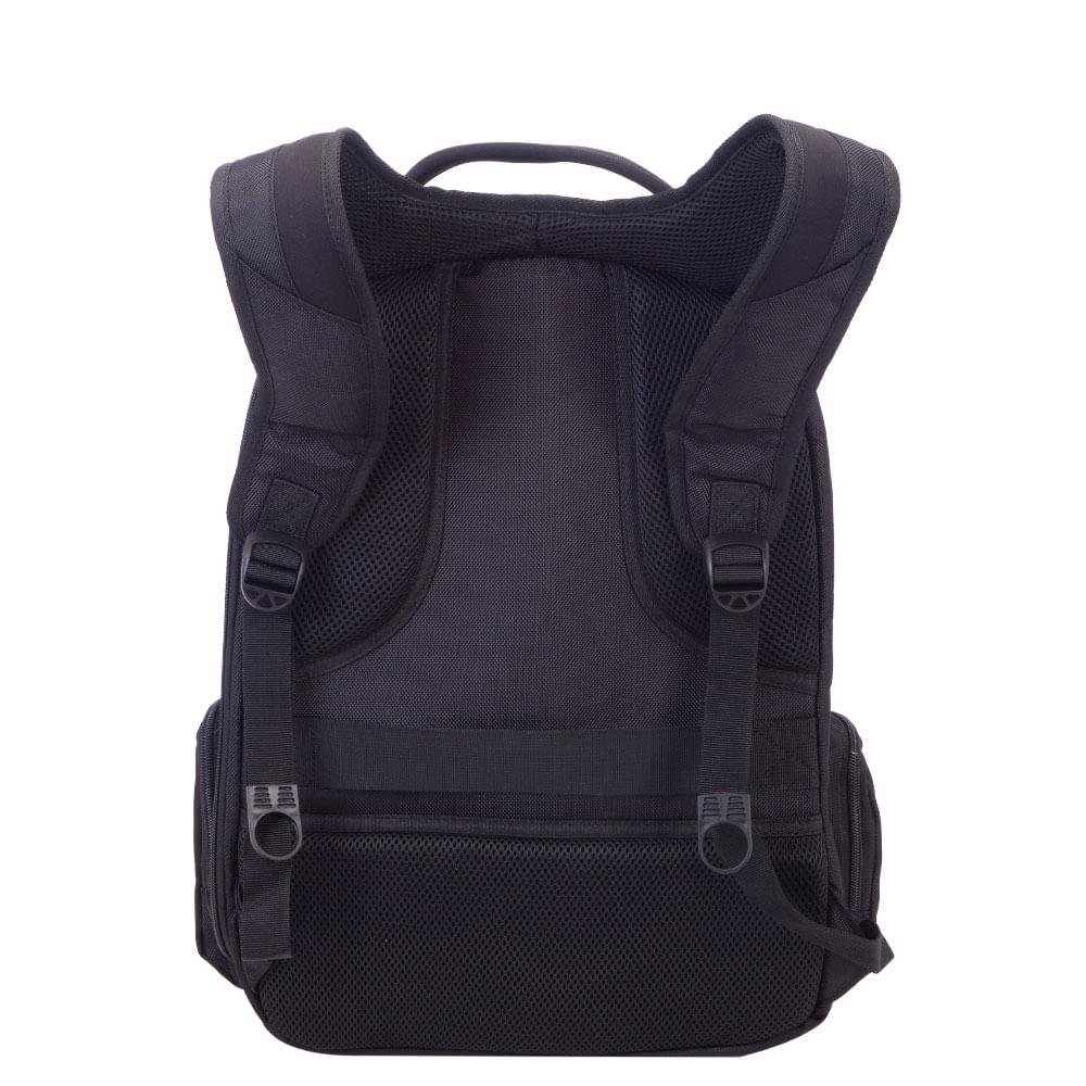 Mochila Grande 2 Compartimentos Laptop Web 3.0 Plus - Preto Preto 5