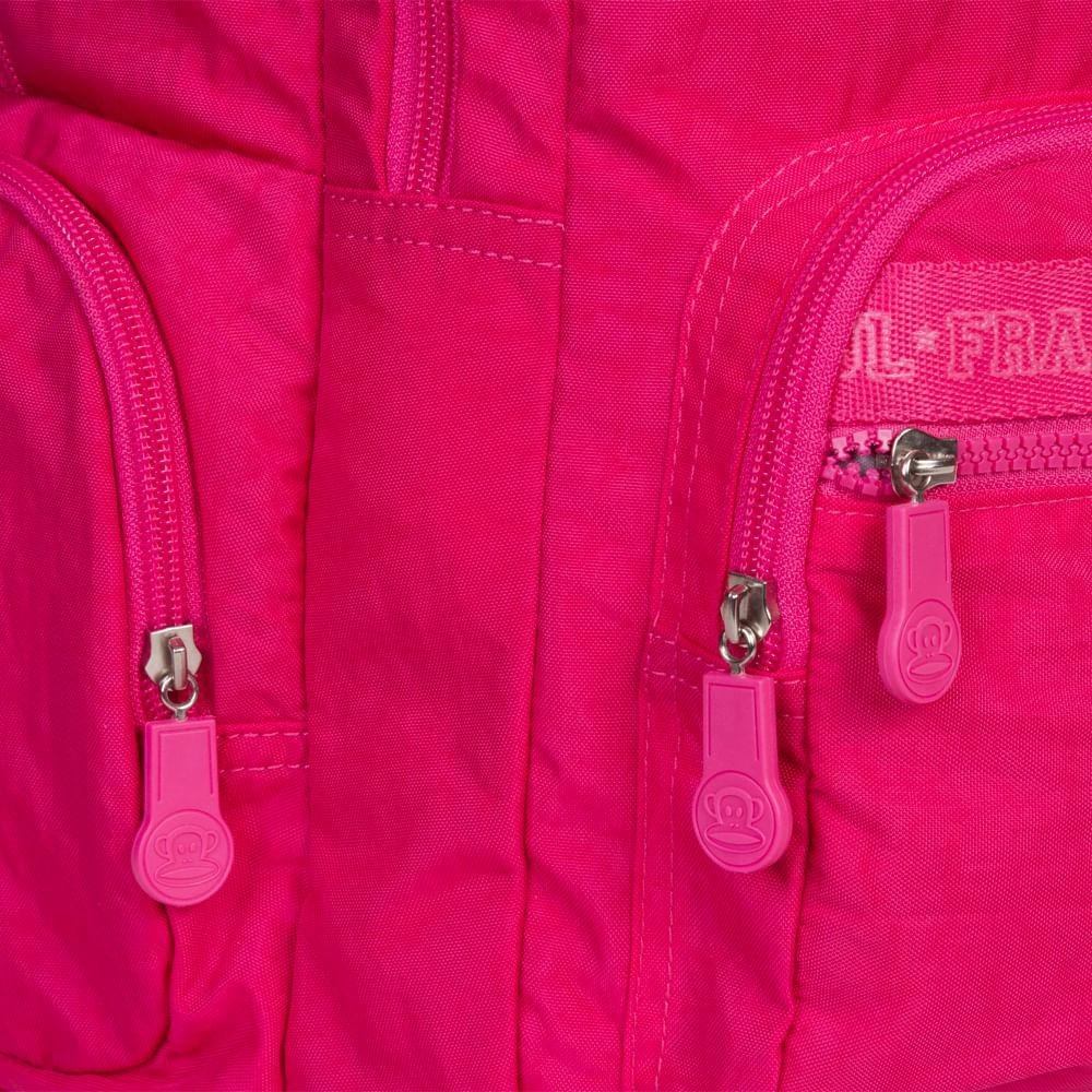 Mochila Grande 2 Compartimentos Paul Frank Classics - Dark Rosa - Pink Rosa 6