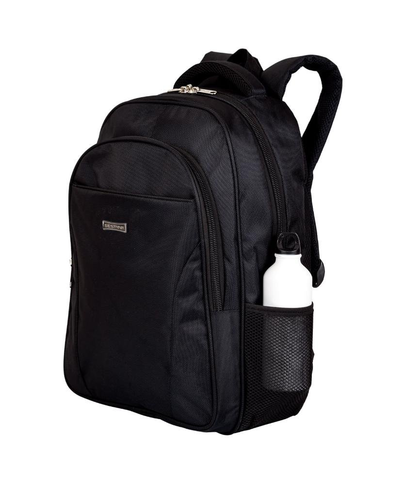 Mochila Grande Laptop Sestini ST3000 Preto Preto 3