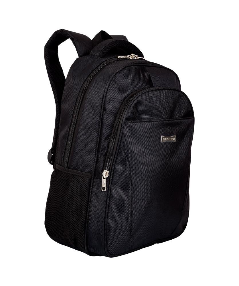 Mochila Grande Laptop Sestini ST3000 Preto Preto 4