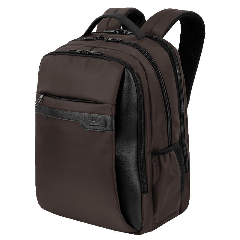 Mochila Grande 3 Compartimentos Notebook Sestini Prime Marrom Marrom 3