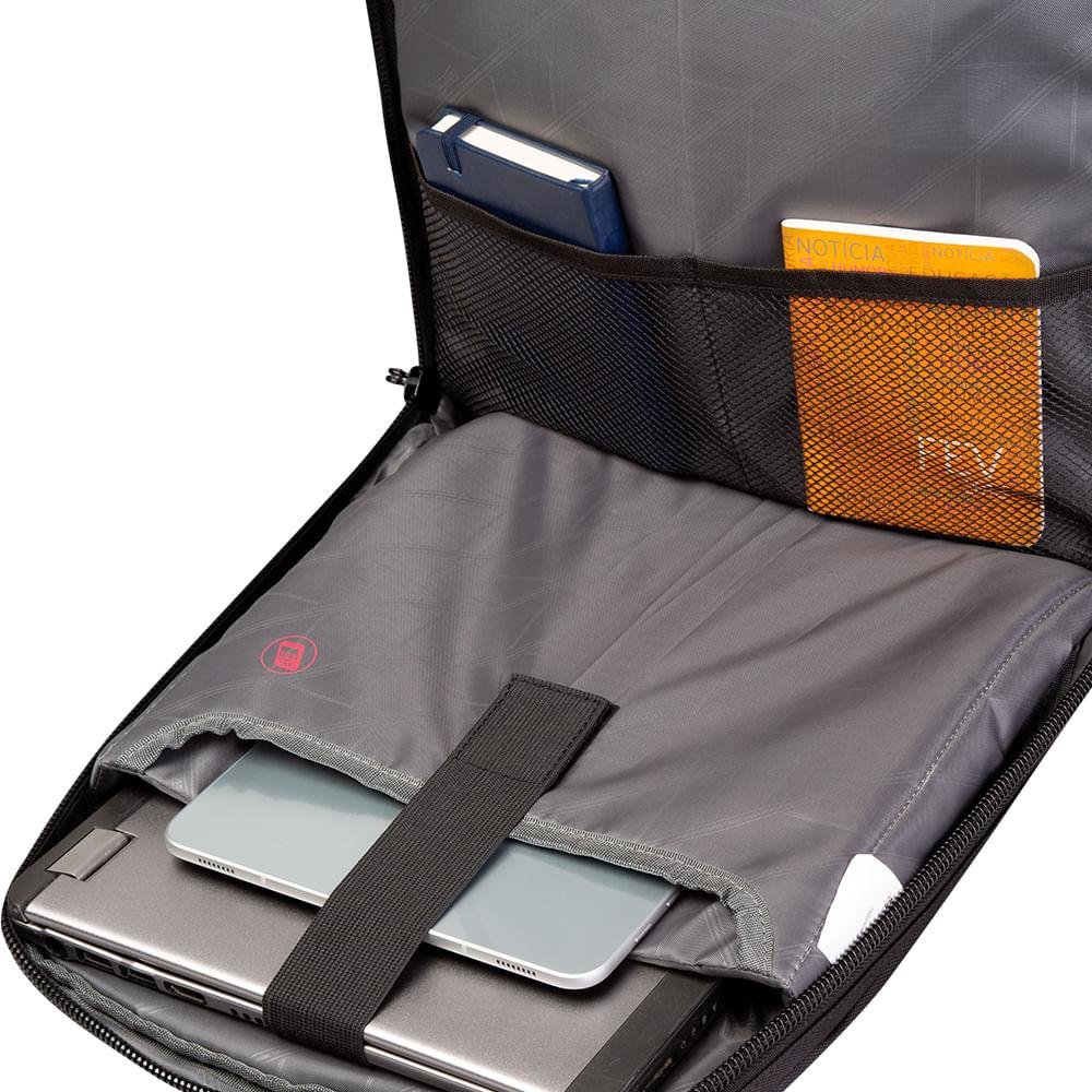 Mochila Grande 3 Compartimentos Laptop Sestini Prime Marrom Marrom 5