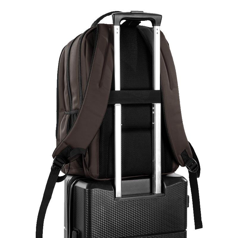 Mochila Grande 3 Compartimentos Notebook Sestini Prime Marrom Marrom 8