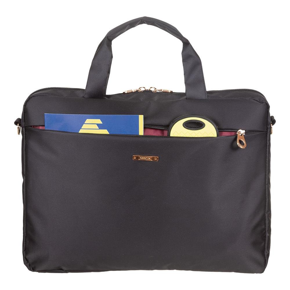 Pasta Executiva Notebook Sestini Safe Preto Preto 6