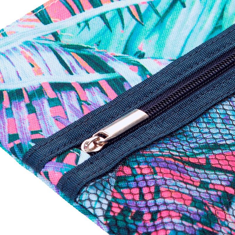 Bolsa com Alça de Mão Colorido - Folhas Multicores 4