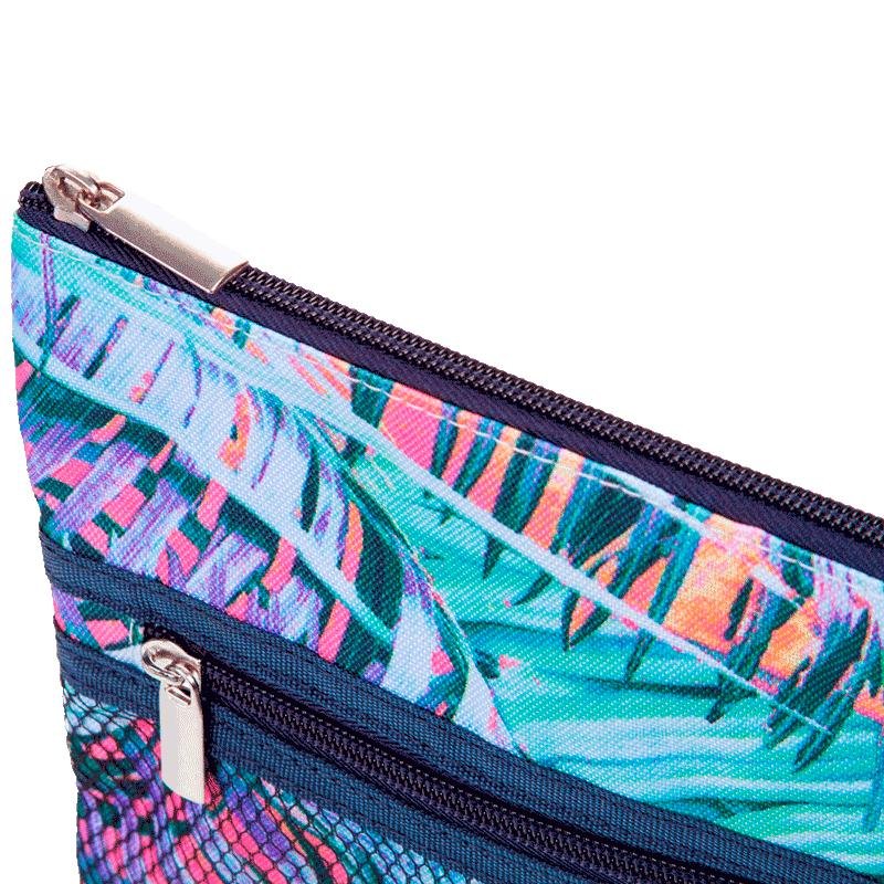 Bolsa com Alça de Mão Colorido - Folhas Multicores 5