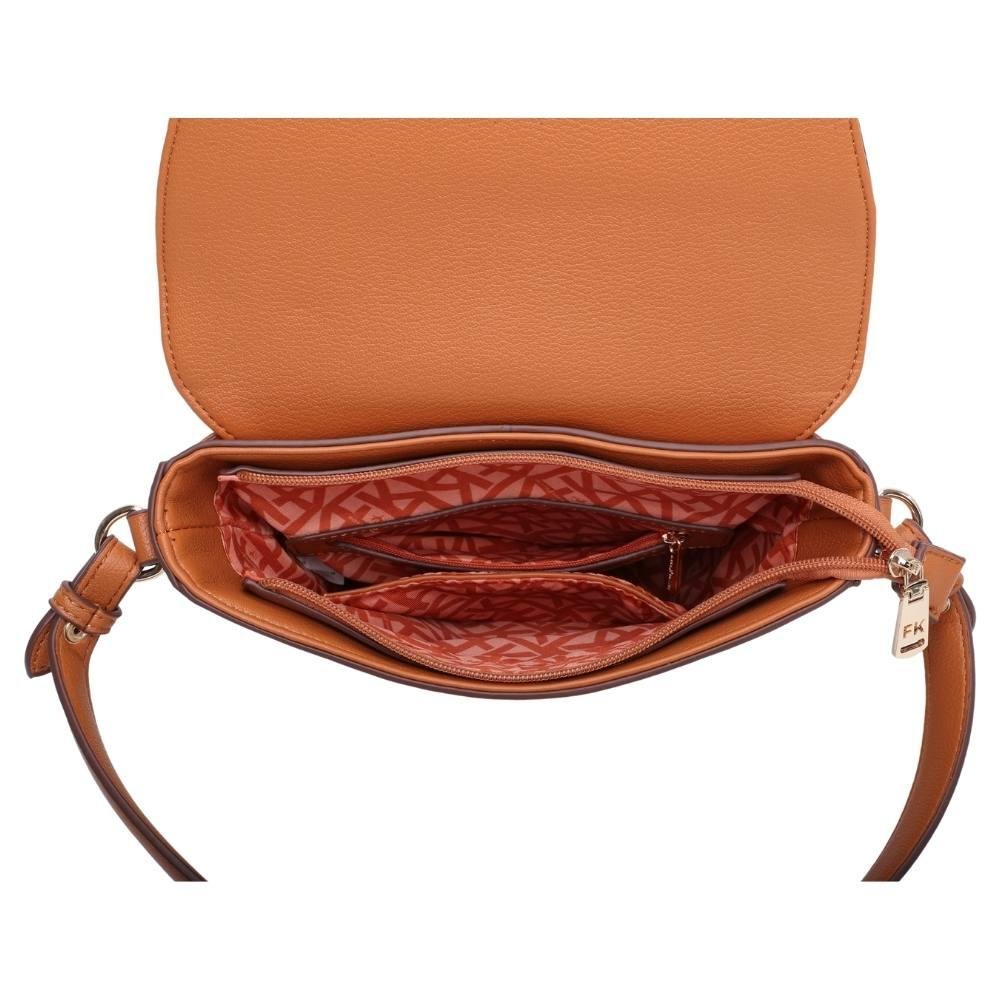 Bolsa Tiracolo Média Fellipe Krein SS23 Napa FK543 Marrom - Caramelo Marrom 8