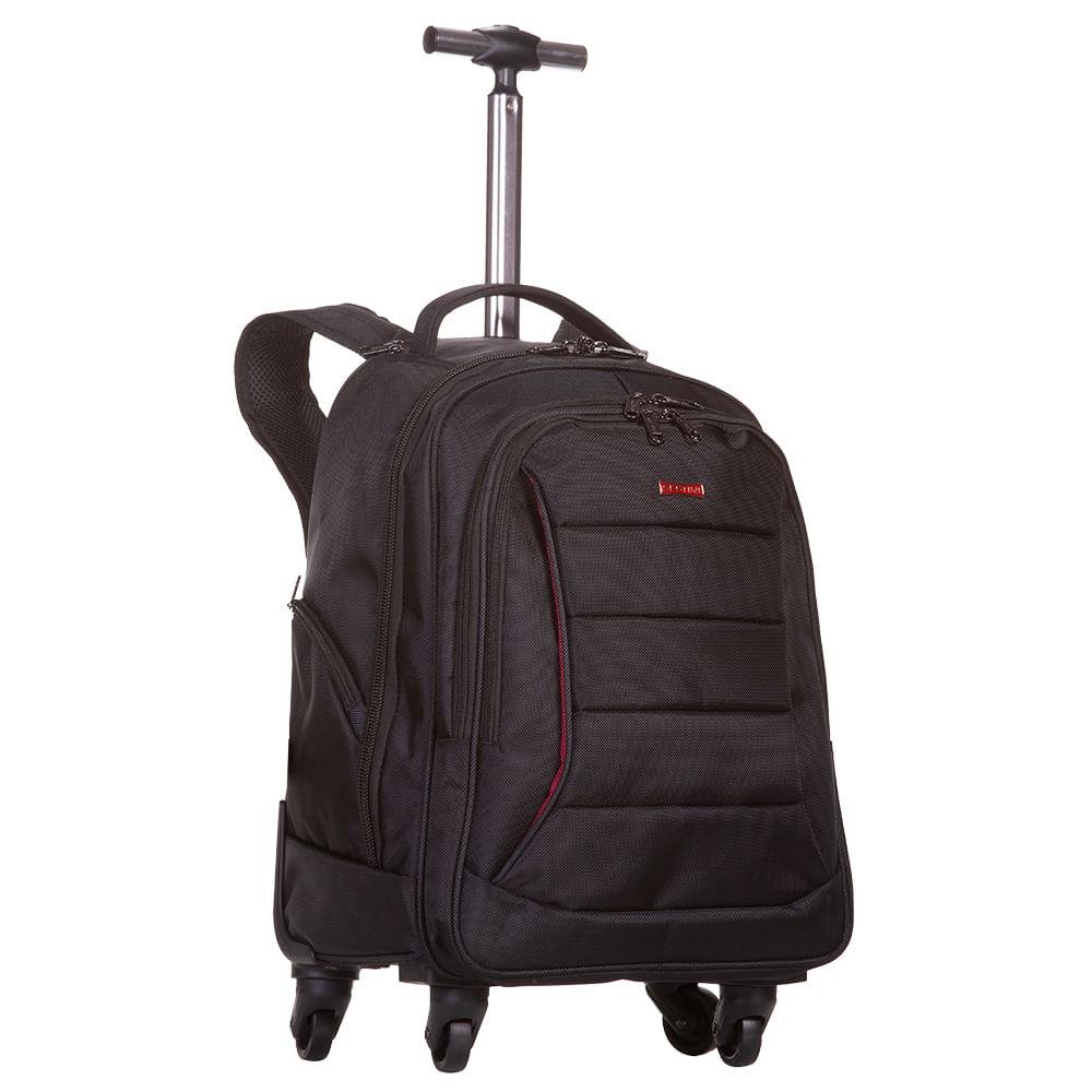 Mochila Carrinho com Rodas 360° 2 em 1 Sestini Web 3.0 Plus - Preto Preto 3