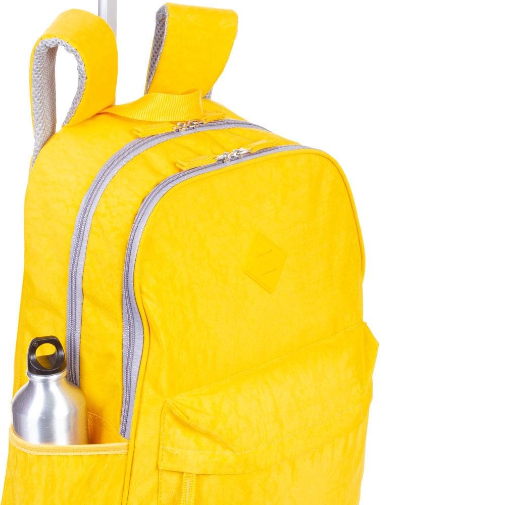 Mochila Carrinho Externo Sestini Rolling Crinkle - Amarelo Amarelo 5