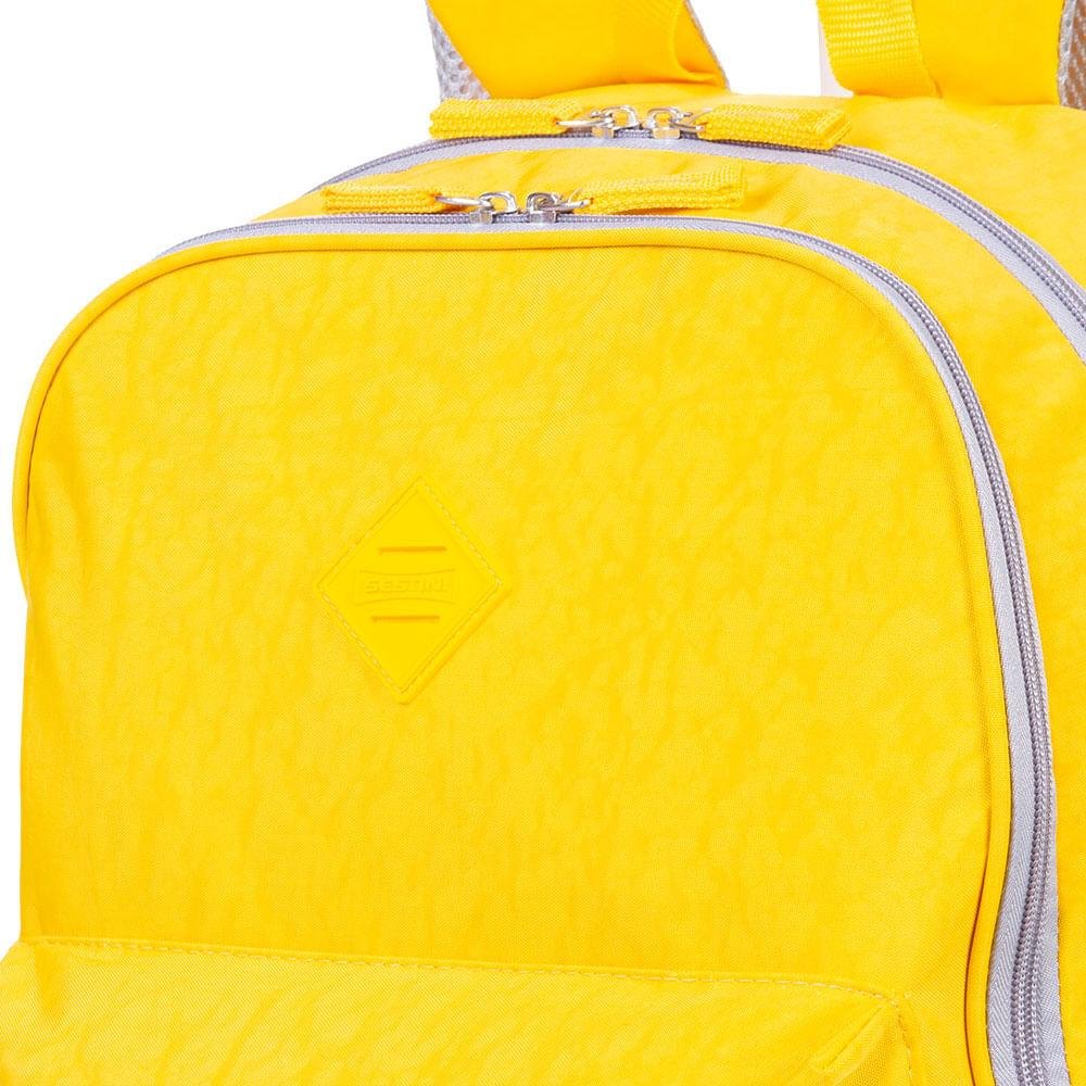 Mochila Carrinho Externo Sestini Rolling Crinkle - Amarelo Amarelo 7