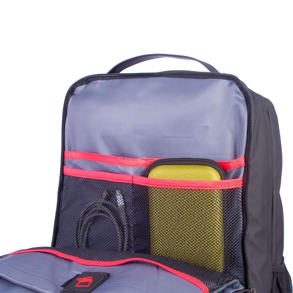 Mochila Grande 2 Compartimentos Dry - Preto Preto 2