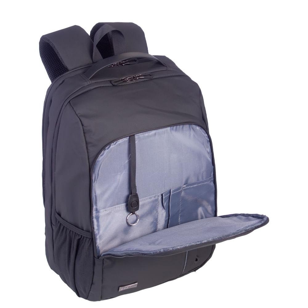 Mochila Grande 2 Compartimentos Dry - Preto Preto 13